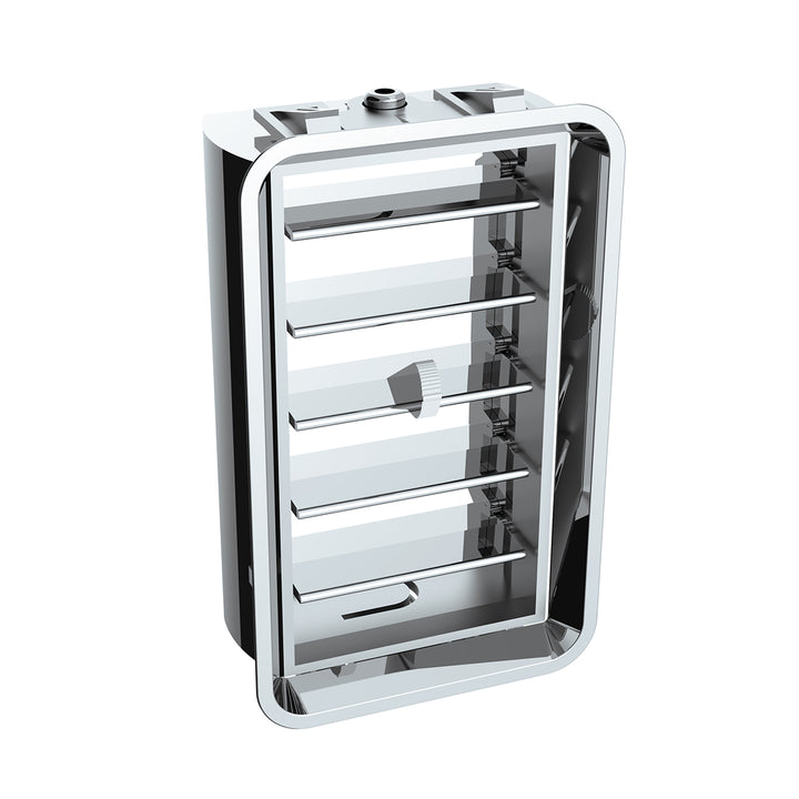 Chrome Plastic A/C Vent For 1989-2010 Freightliner FLD/Classic - Center Dash
