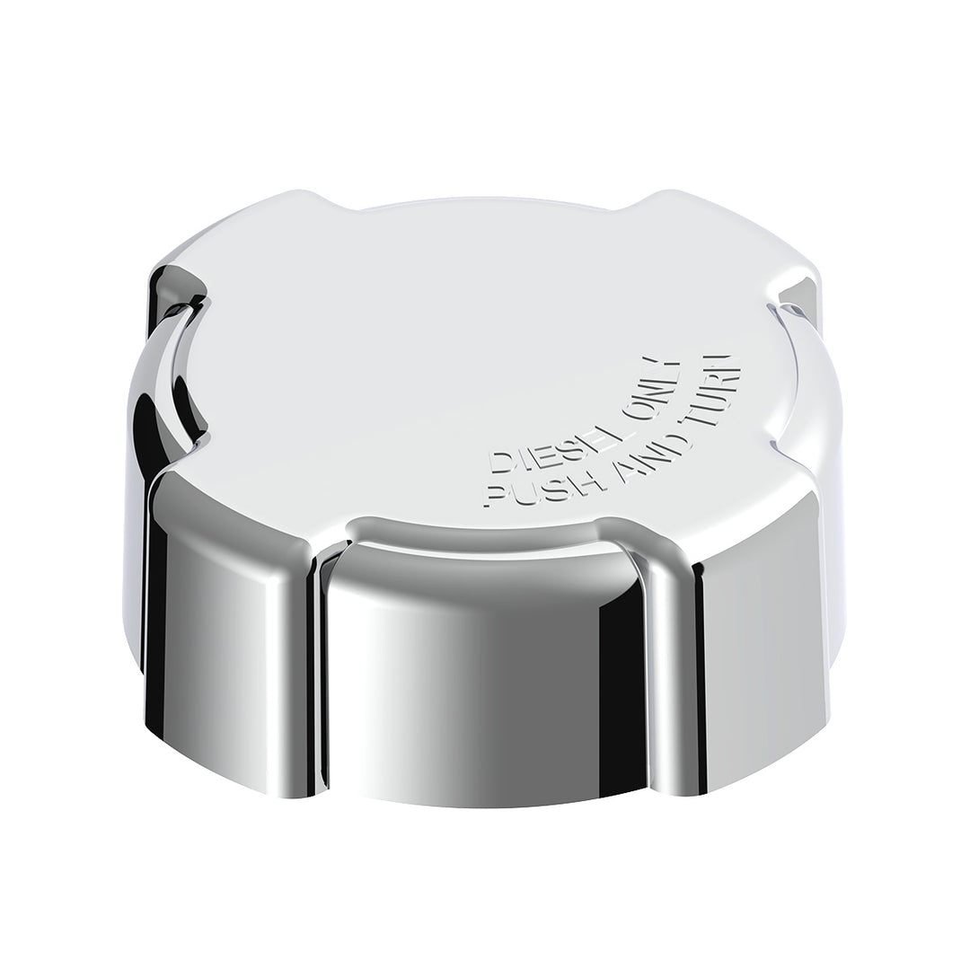 Chrome Plastic Fuel Cap Cover For Freightliner - Non - Locking
