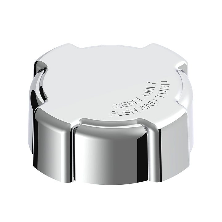 Chrome Plastic Fuel Cap Cover For Freightliner - Non - Locking