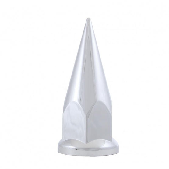 33mm X 4 7/8" Chrome Plastic Super Spike Nut Cover - Push-On (Bulk)