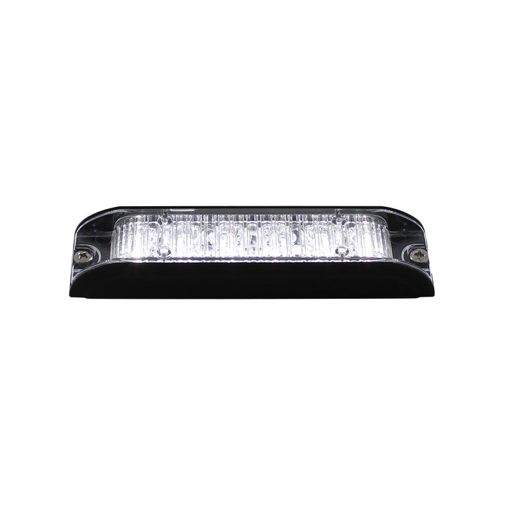 6 High Power LED Low Profile Warning Lighthead - White LED