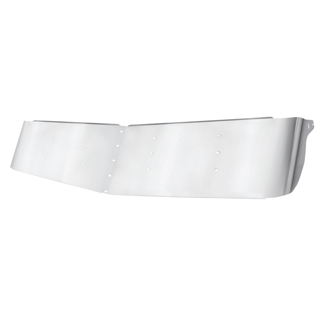 13-1/2" Stainless Curved Drop Visor For 1995-2006 Kenworth W900