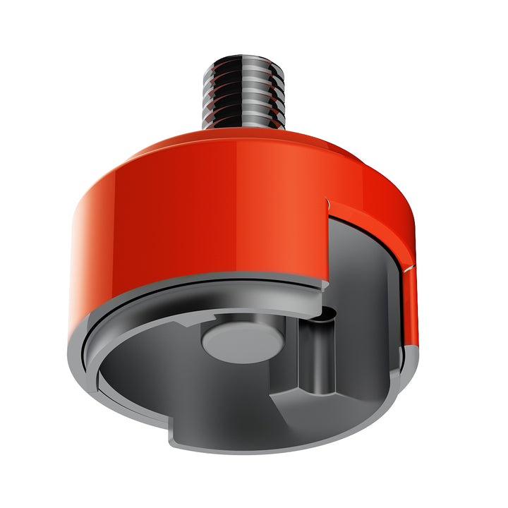 1/2" - 13 Thread-On Shift Knob Mounting Adapter For Eaton Fuller Style 13/15/18 Shifter - Cadmium Orange (Bulk)