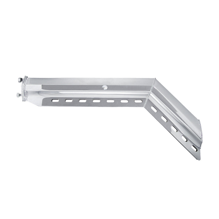 30" Stainless 45 - Degree Angled Heavy Duty Mud Flap Hangers - 2-1/2" Bolt Pattern (Pair)