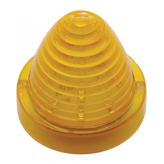 13 LED Beehive Truck - Lite Style Cab Light - Amber LED/Amber Lens (Bulk)