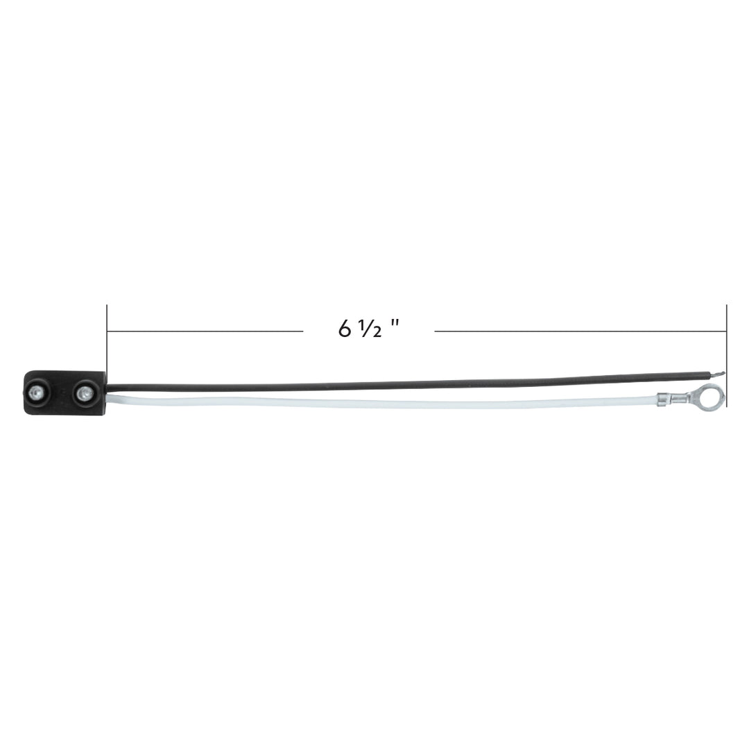 2 Wire Pigtail With 2 Prong Plug - 6" Lead (50-Pack)