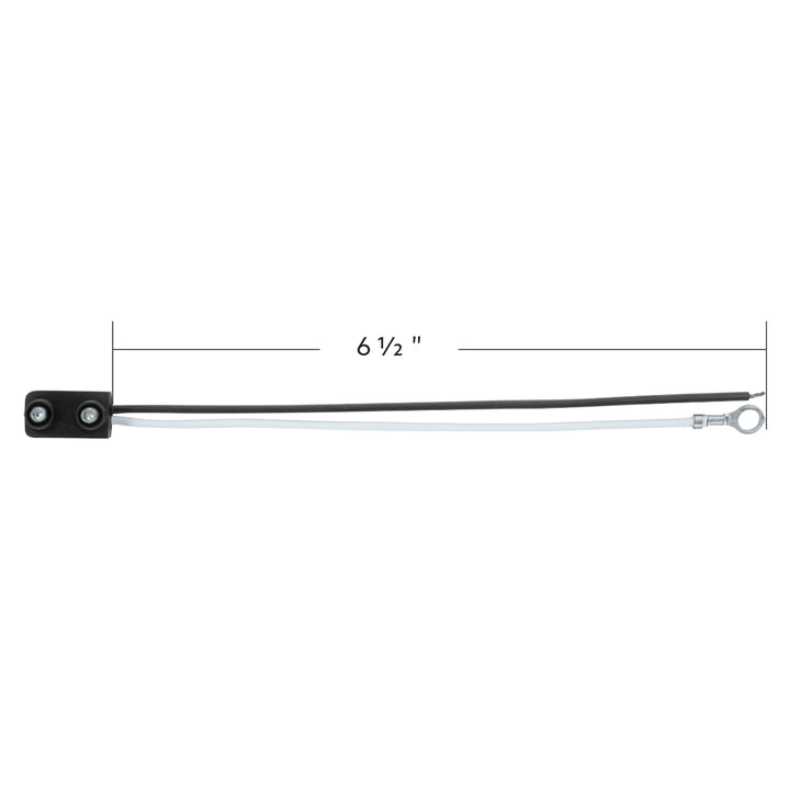 2 Wire Pigtail With 2 Prong Plug - 6" Lead (50-Pack)