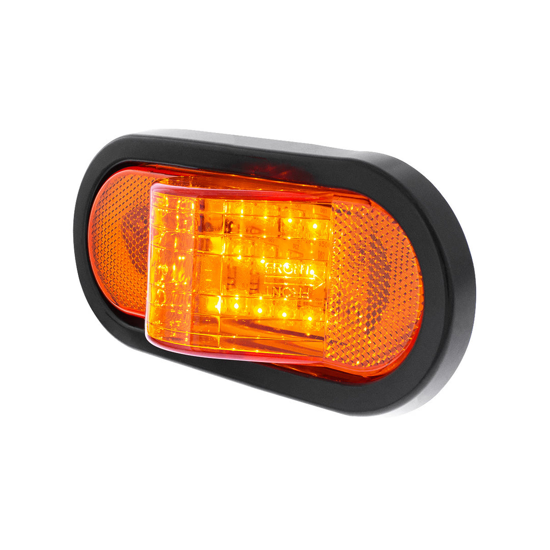 18 LED Mid - Trailer Turn Signal Light Kit - Amber LED/Amber Lens