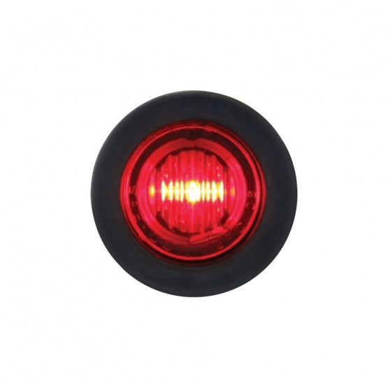 3 LED 3/4" Mini Light (Clearance/Marker) - Red LED/Red Lens (Bulk)