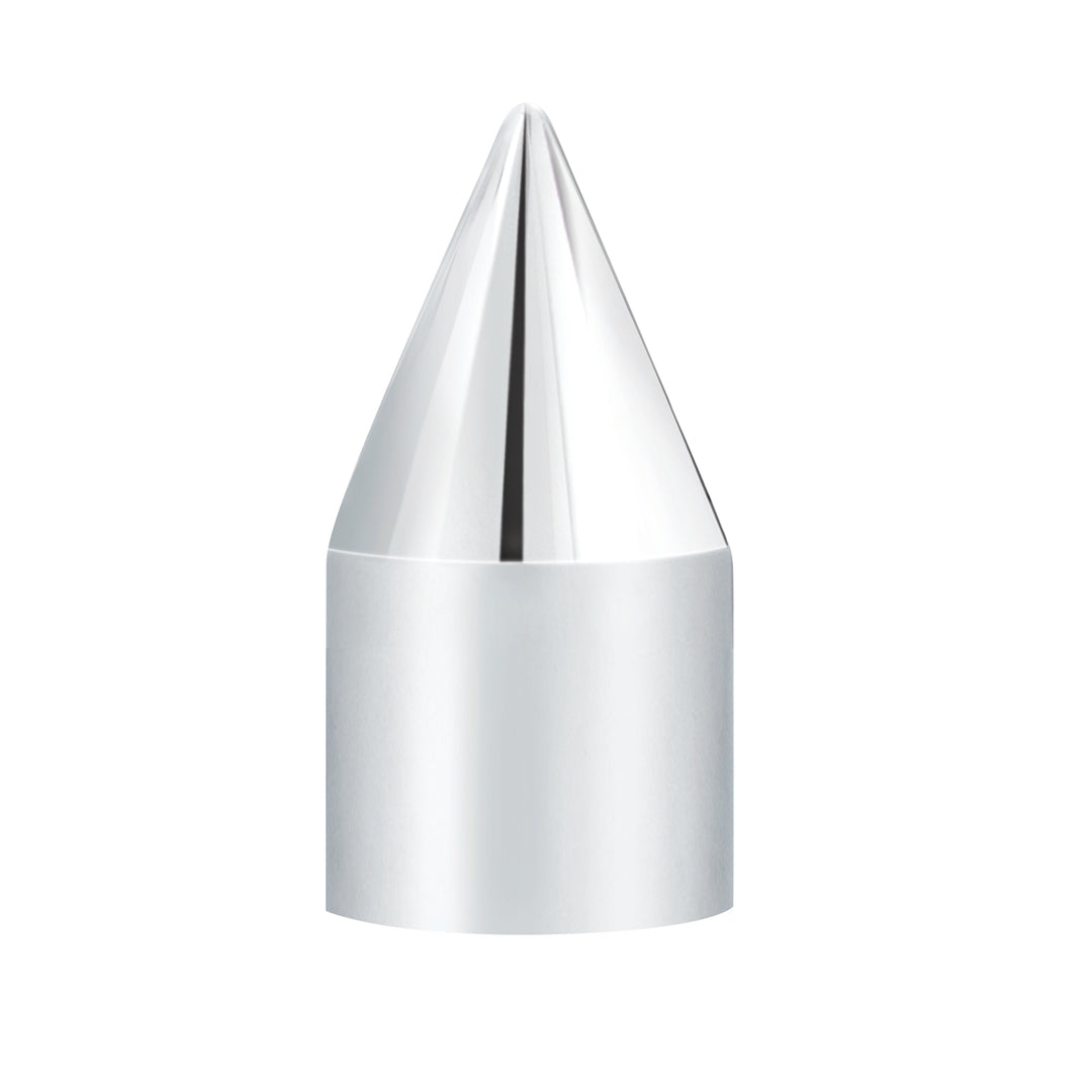 15/16" x 2-1/2" Chrome Plastic Spike Nut Cover - Push-On (Bulk)