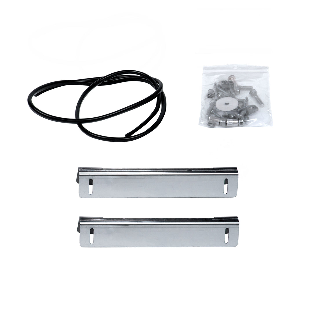 430 Stainless Steel Bug Shield For Peterbilt 379 Long Hood