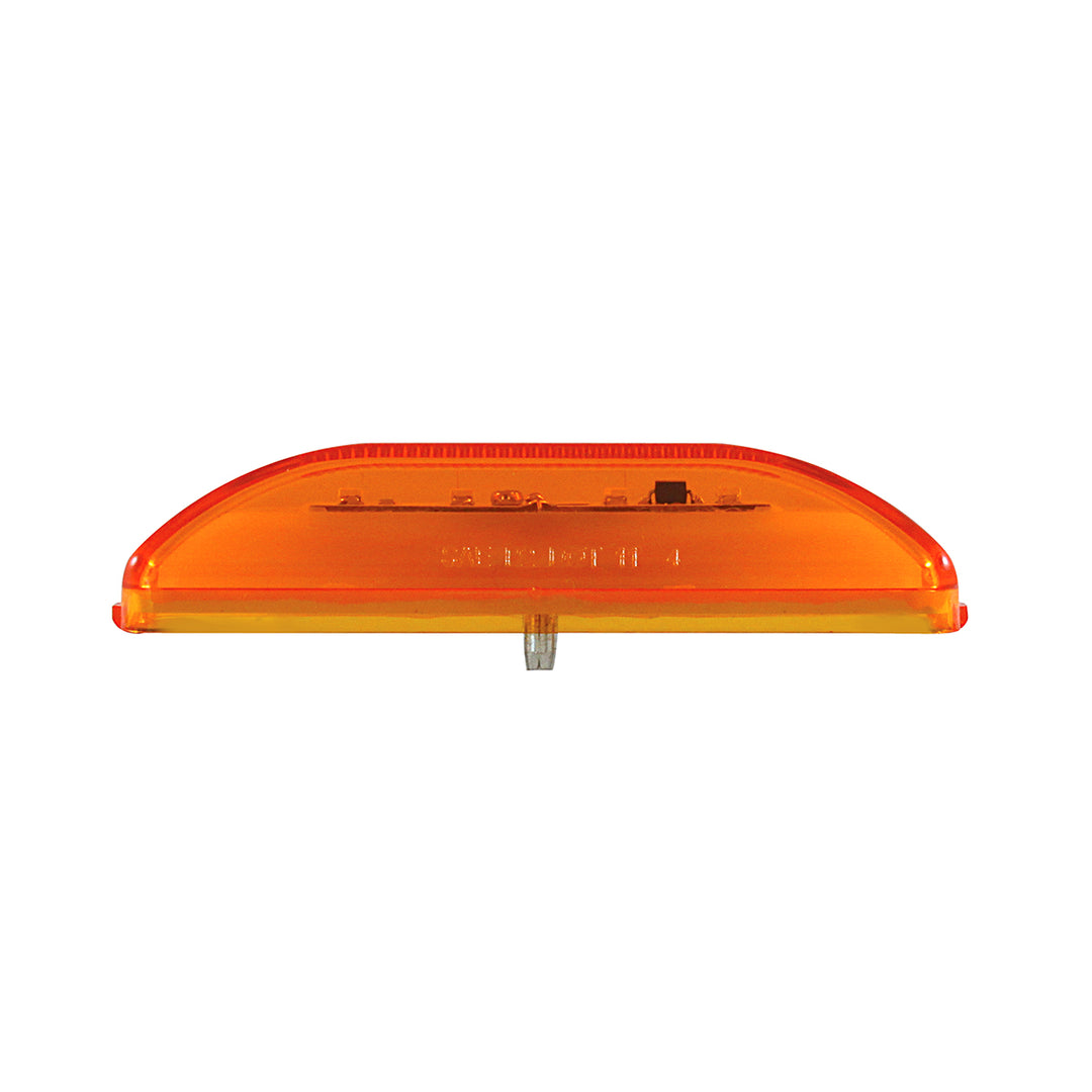 10 LED Rectangular GloLight (Clearance/Marker) - Amber LED/Amber Lens (Bulk)