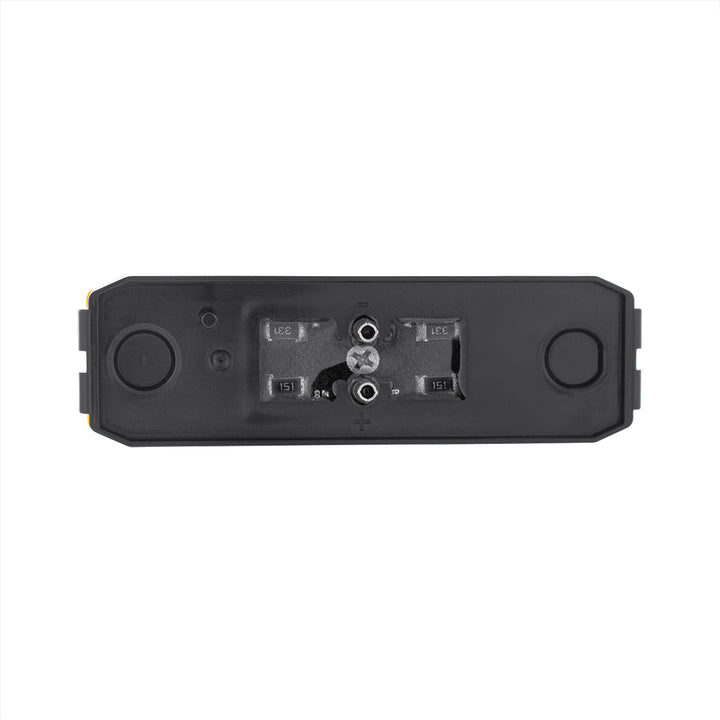 10 LED Rectangular Abyss Light (Clearance/Marker) - Red LED/Red Lens