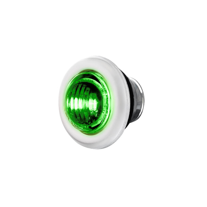 2 LED 3/4" Mini Double Fury Light (Clearance/Marker) - Red &amp; Green LED/Clear Lens