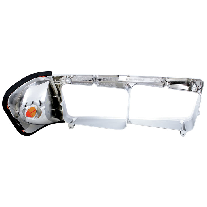 1PC Headlight Bezel With Turn Signal For 1989-2009 Freightliner FLD - Driver