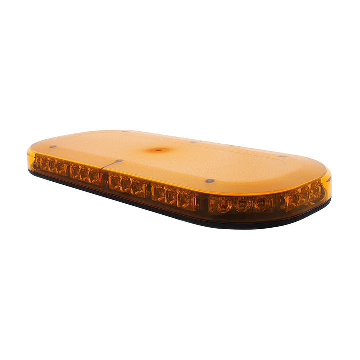 42 High Power LED Micro Warning Light Bar With Amber Lens - Permanent Mount