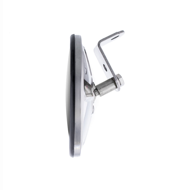 5" 430 Stainless Steel 320R Convex Mirror - Centered Mounting Stud