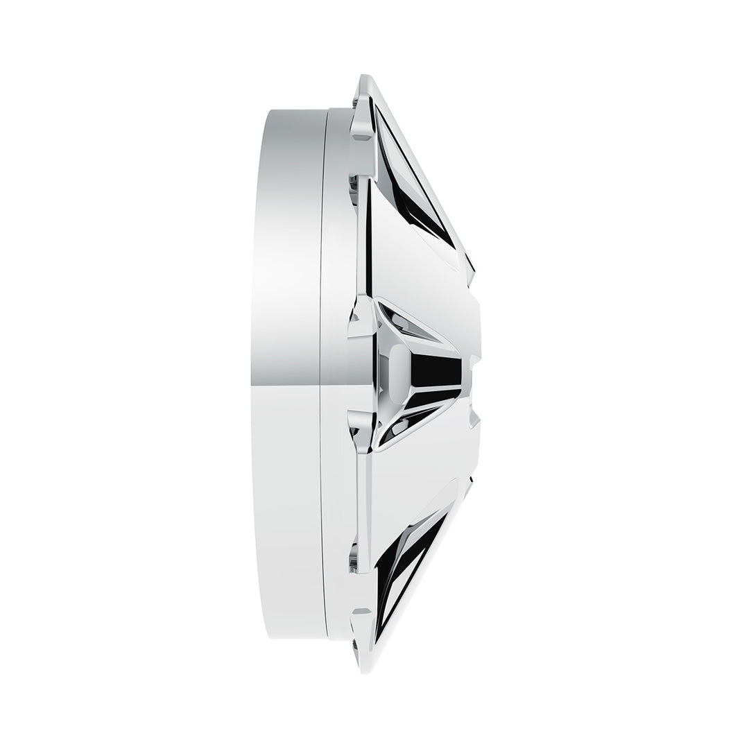 Rubicon Front Axle Cover Kit With 33mm Thread-On Nut Covers - Chrome