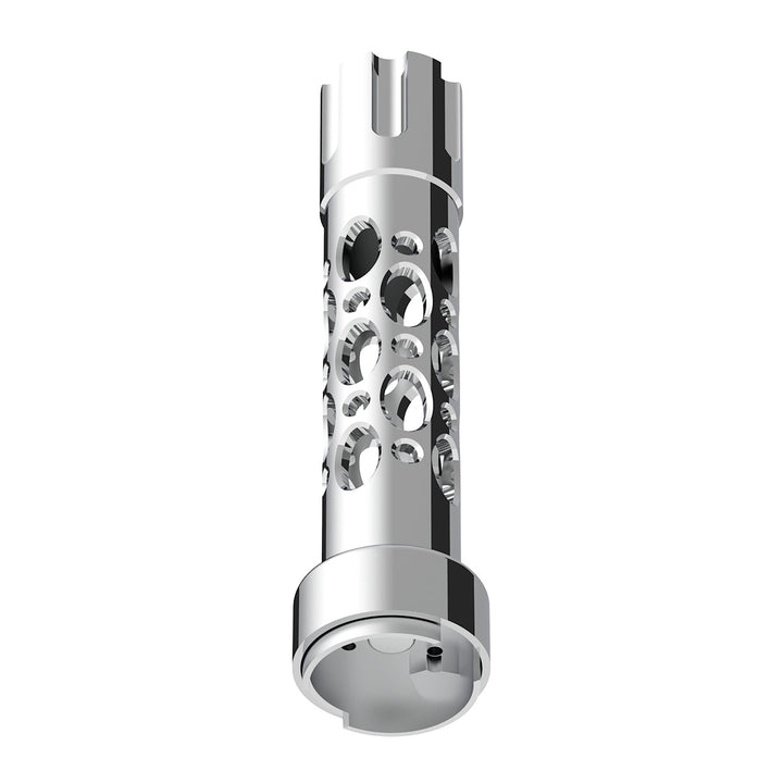 M30 x 3.5 Thread-On Austin Style Gearshift Knob With 9/10 Speed Adapter - Chrome/Vertical