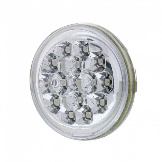 15 LED 2-3/8" Turn Signal Light For Motorcycle - Amber LED/Clear Lens