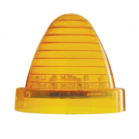 13 LED Beehive Truck - Lite Style Cab Light - Amber LED/Amber Lens (Bulk)