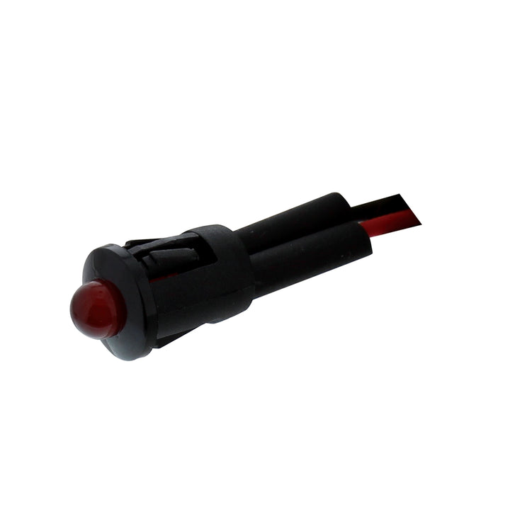 Single LED Snap - In Indicator Light - Red (Bulk)