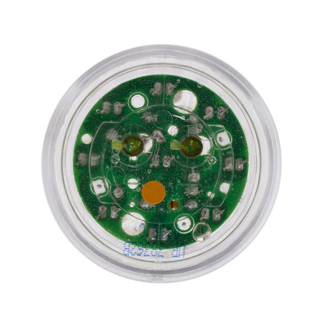 9 LED 2" Round Light (Clearance/Marker) - Amber LED/Clear Lens (Bulk)