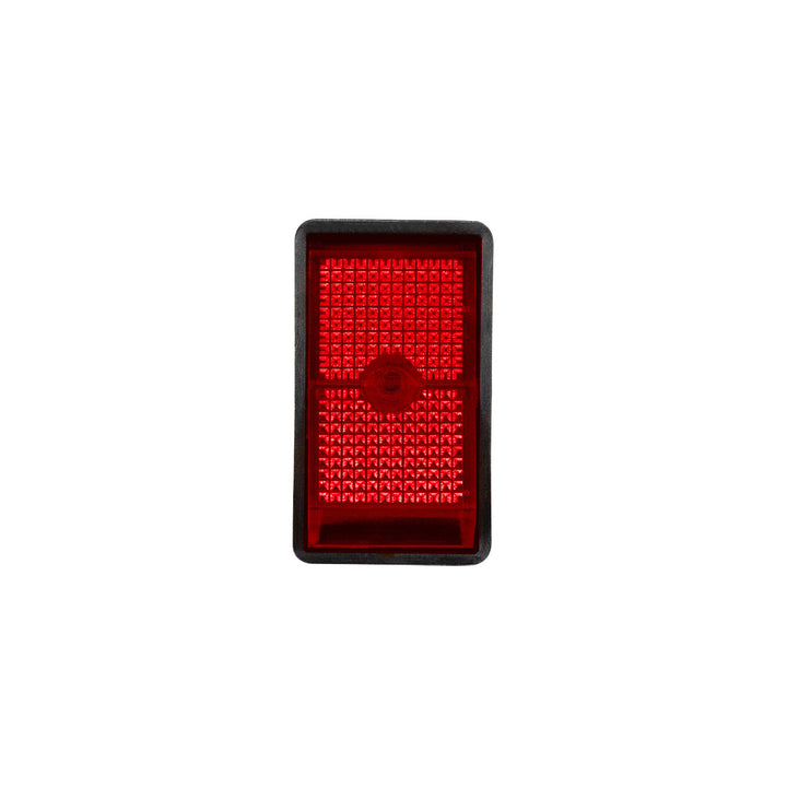 Red Illum Jumbo Rocker 16 Amp 12V S.P.S.T. On/Off 1 Pc.
