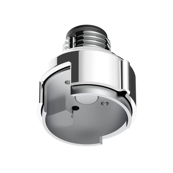 M30 x 3.5 Thread-On Gearshift Adapter W/LED Mount For Eaton - Fuller 13/15/18 Speed - Pearl White
