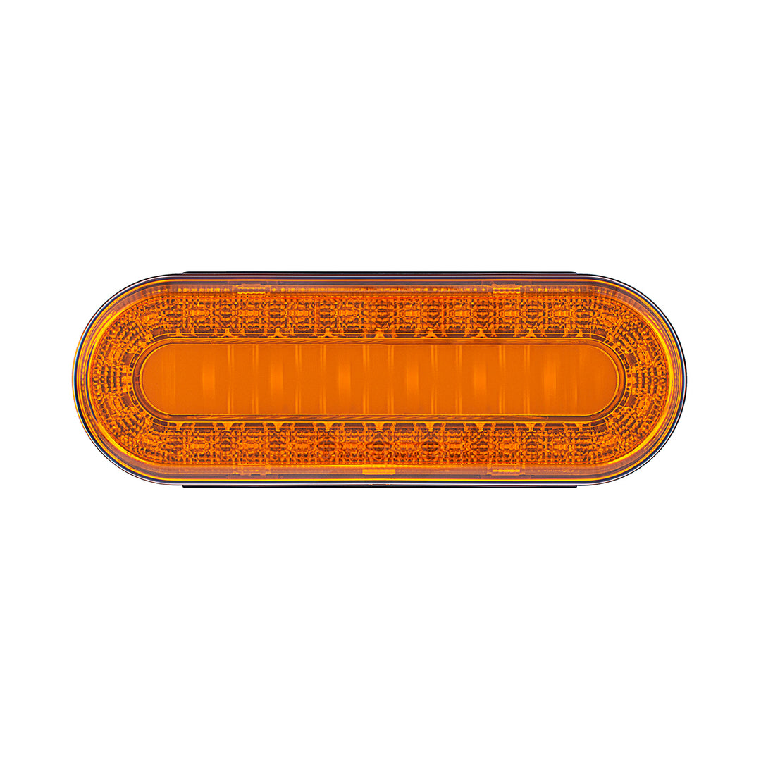 30 LED 6" Oval Lumos Light I - Series (Turn Signal) - Amber LED/Amber Lens
