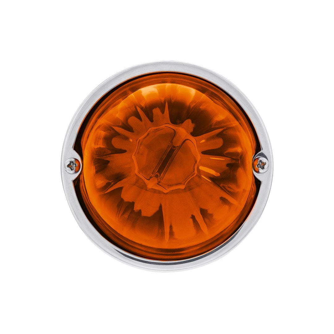 UltraBurst Glass Watermelon Light Flush Mount Kit - Amber LED/Dark Amber Lens