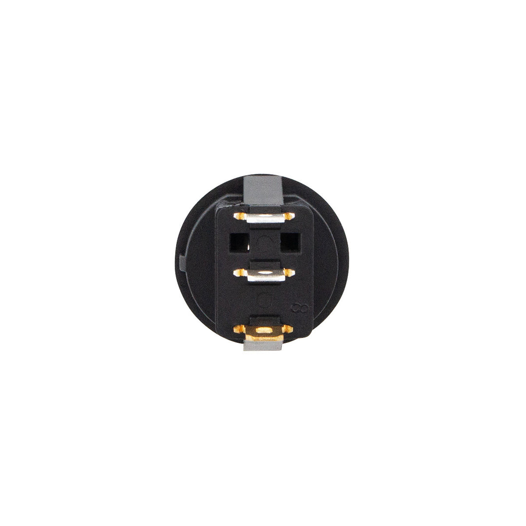Red LED Round Rocker 10 Amp 12V On/Off 1/2" Dia. 1 Pc.