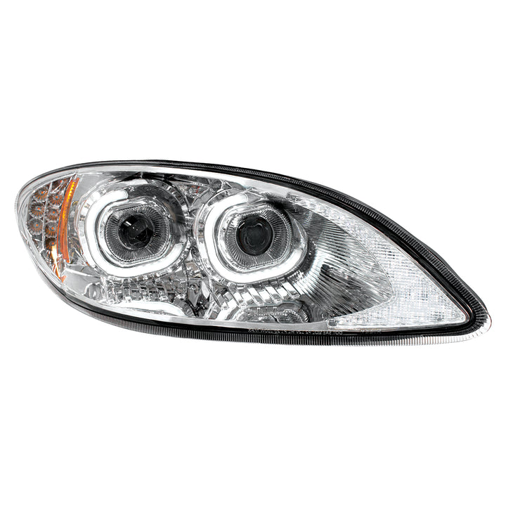 Chrome LED Headlight For 2006-2017 International Prostar - Passenger