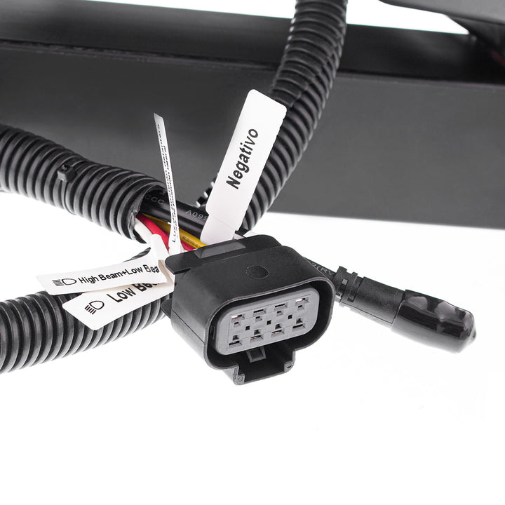 Chrome LED Headlight With Dual Color LED Light Bars For 2003-2017 Volvo VN/VNL - Passenger