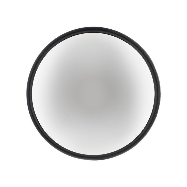 8-1/2" 430 Stainless Steel Heated 320R Convex Mirror - Centered Mounting Stud