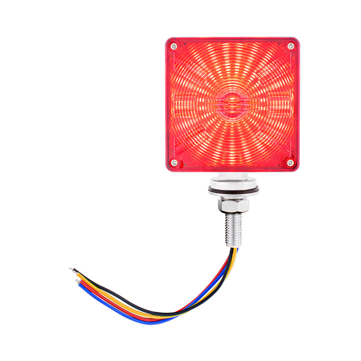 48 LED Competition Series Mini Double Face Light - Amber &amp; Red LED/Amber &amp; Red Lens