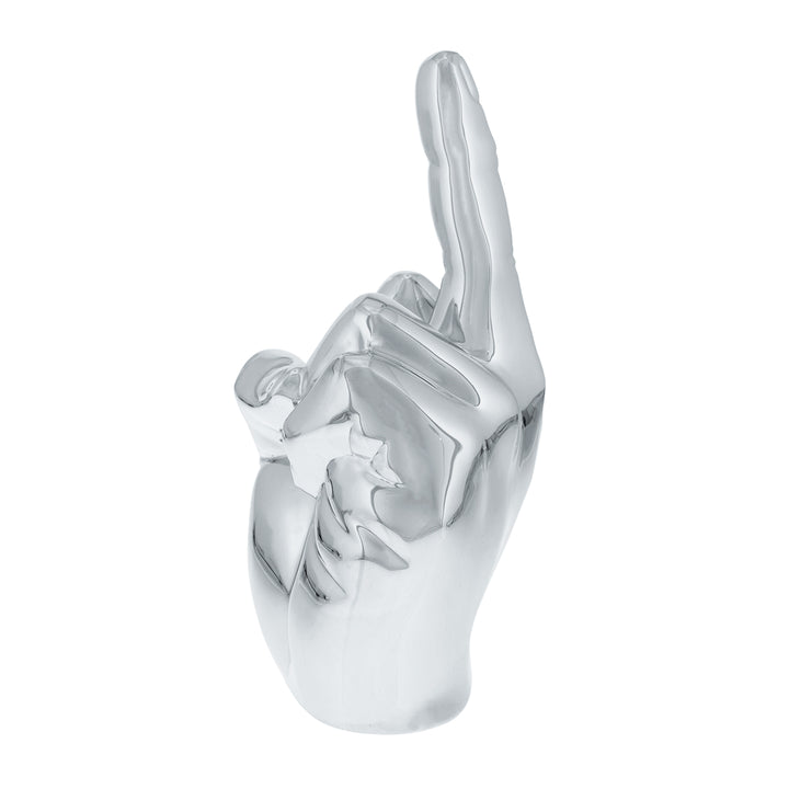 Finger Hood Ornament - Chrome