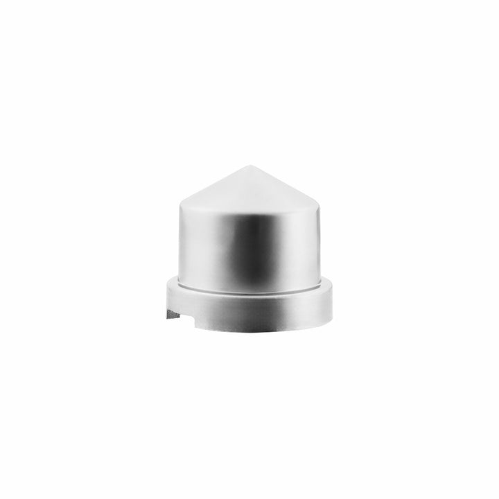 7/16" x 3/4" Chrome Plastic Pointed Nut Cover - Push-On