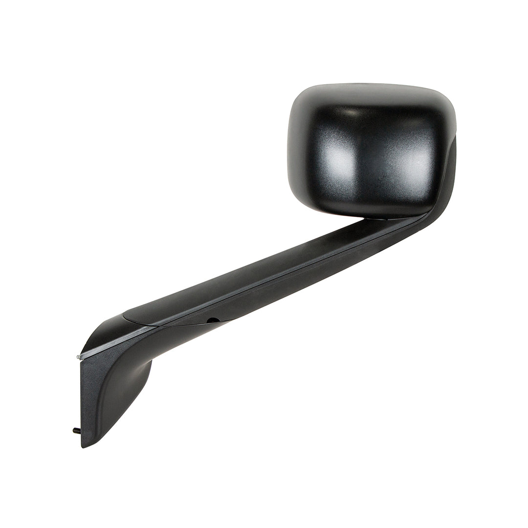 Black Hood Mirror With Heated Lens For 2018-2025 Freightliner Cascadia - Driver