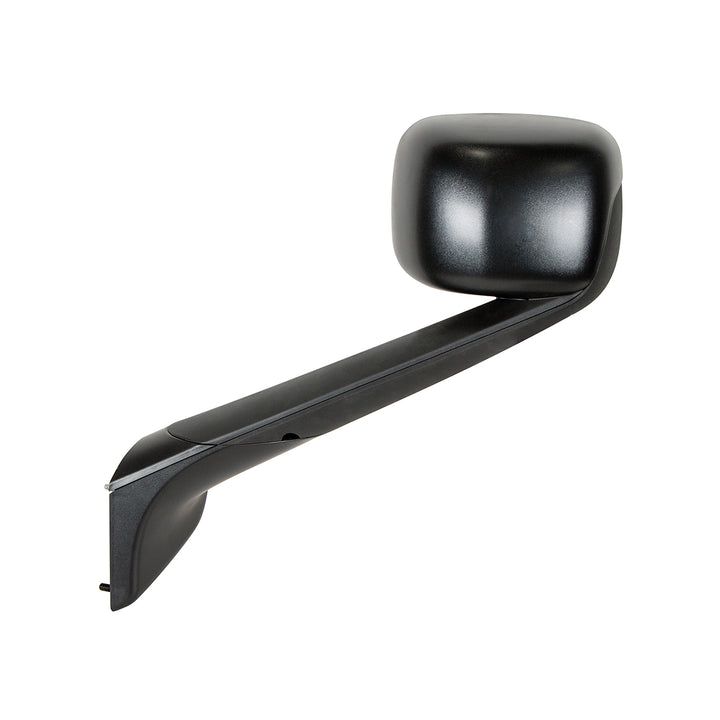 Black Hood Mirror With Heated Lens For 2018-2025 Freightliner Cascadia - Driver