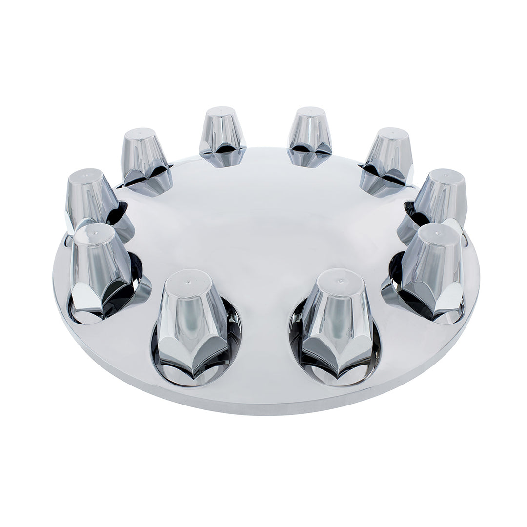 Moon Front Axle Cover With 33mm Thread-On Nut Cover - Chrome