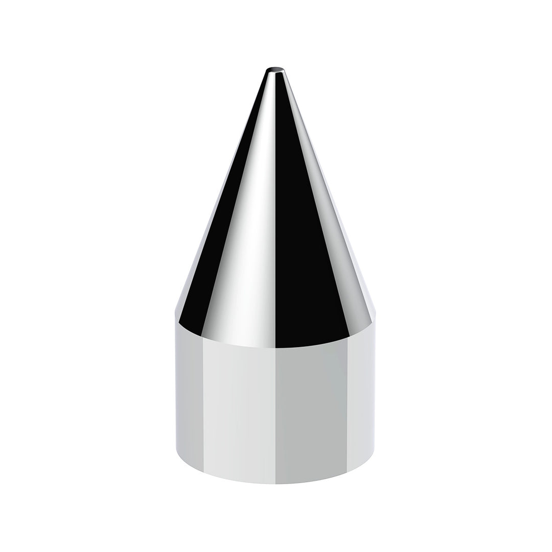 33mm X 4-1/8" Chrome Plastic Spike Nut Covers - Thread-On (Box of 10)