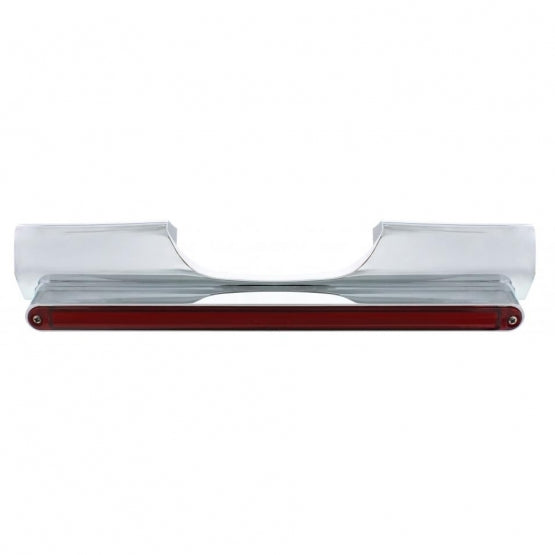 Motorcycle Rear Signal Light Bar With 24 LED 12" GloLight Bar - Red LED/Red Lens