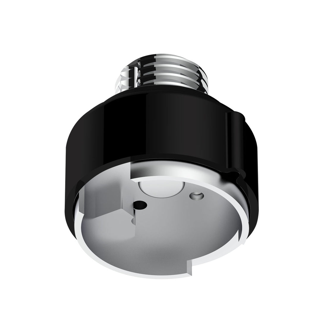 M30 x 3.5 Thread-On Gearshift Adapter W/LED Mount For Eaton - Fuller 9/10 Speed - Matte Black