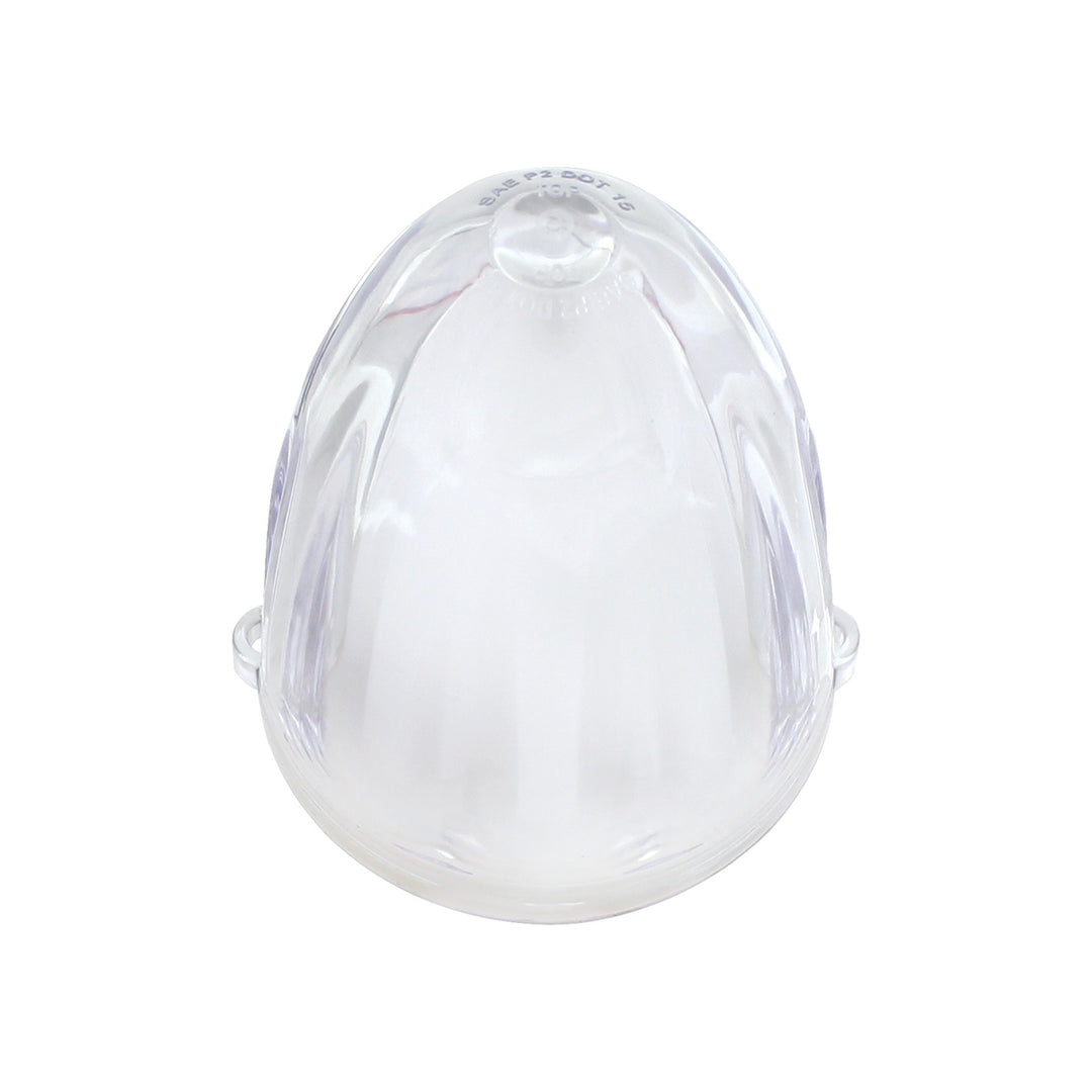 9 LED Dual Function GloLight Watermelon Grakon 1000 Style Cab Light - Amber LED/Clear Lens