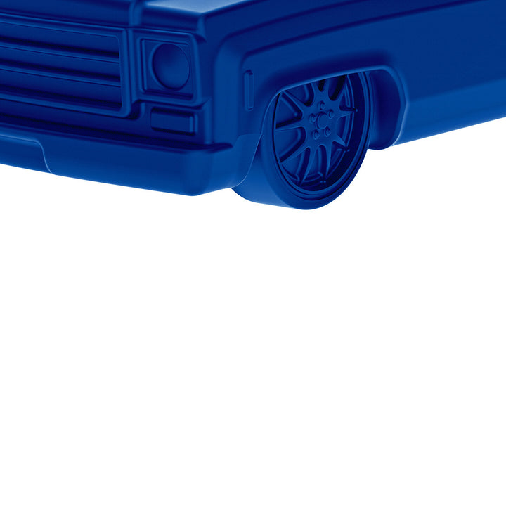 Solid Die-Cast 1973-1987 Chevrolet Truck Style Paper Weight - Indigo Blue