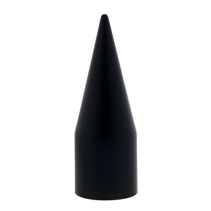 Matte Black Spike Hubcap Nut Cover For 2003-15 Chevy &amp; GMC Full Size Truck (Bulk)