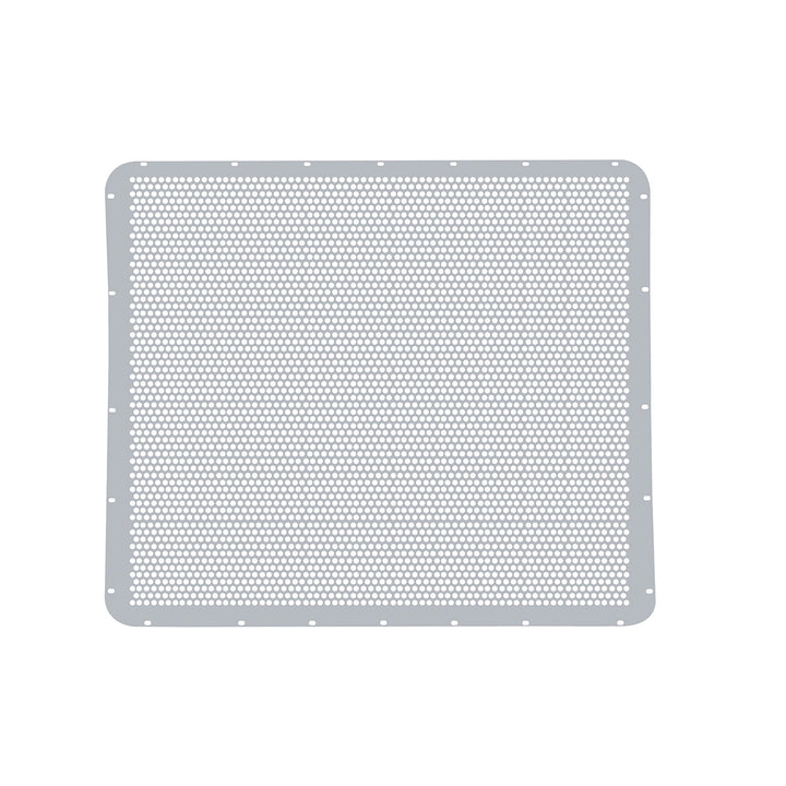 304 Stainless Grille Mesh For Peterbilt 379 With Extended Hood - Alternating Round Holes
