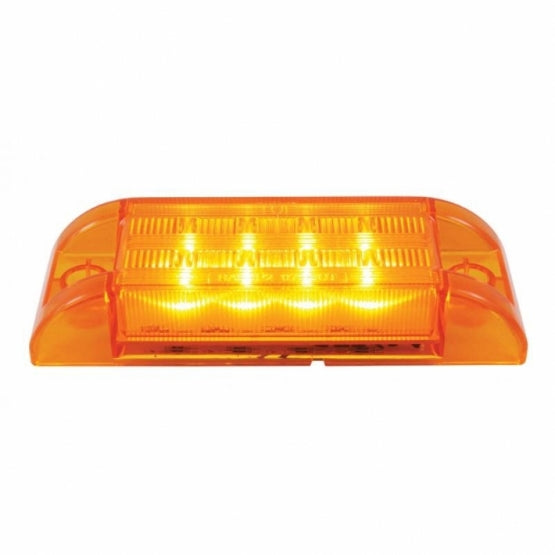 8 SMD LED Rectangular Light (Clearance/Marker) - Amber LED/Amber Lens (Bulk)