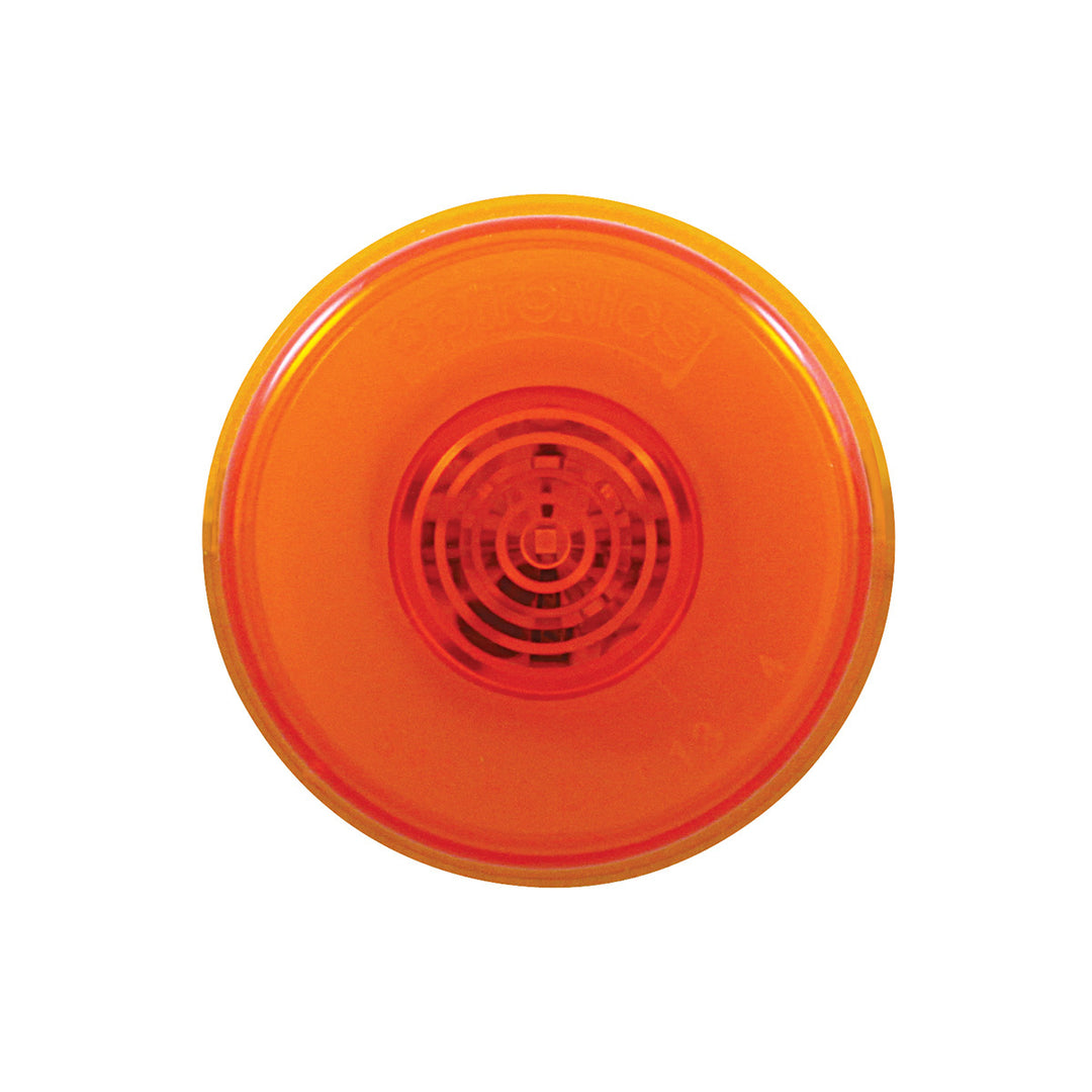 6 LED 2" Round GloLight (Clearance/Marker) - Amber LED/Amber Lens